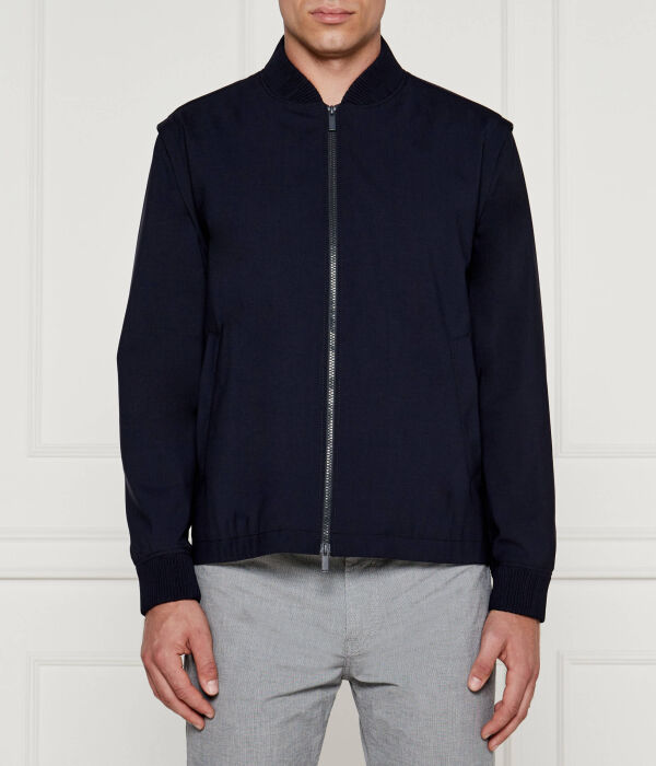 

Шерстяная куртка 2в1 Regular fit Boss, синий