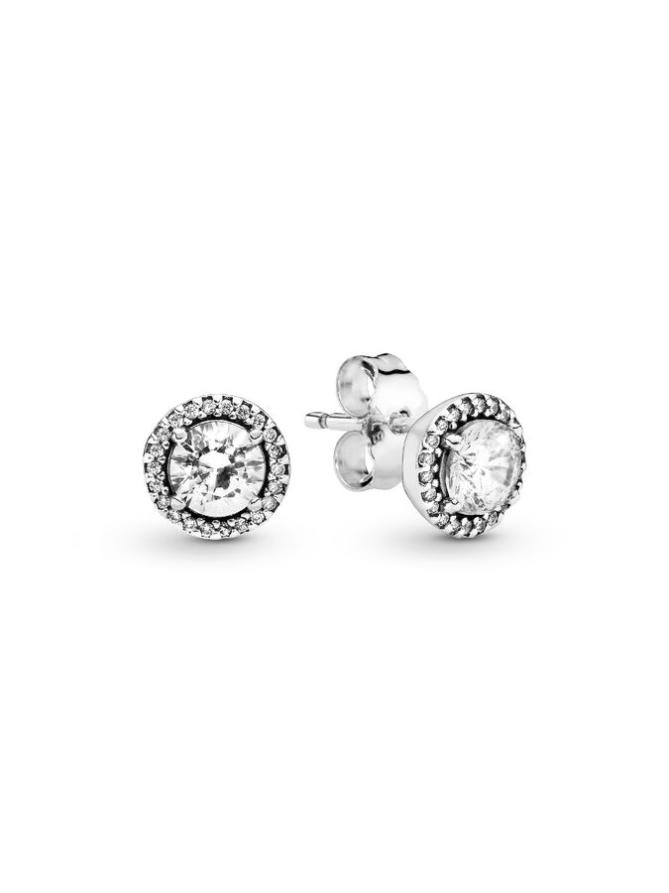 

Серьги Pandora Round Sparkle Stud Earrings, стерлинговое серебро