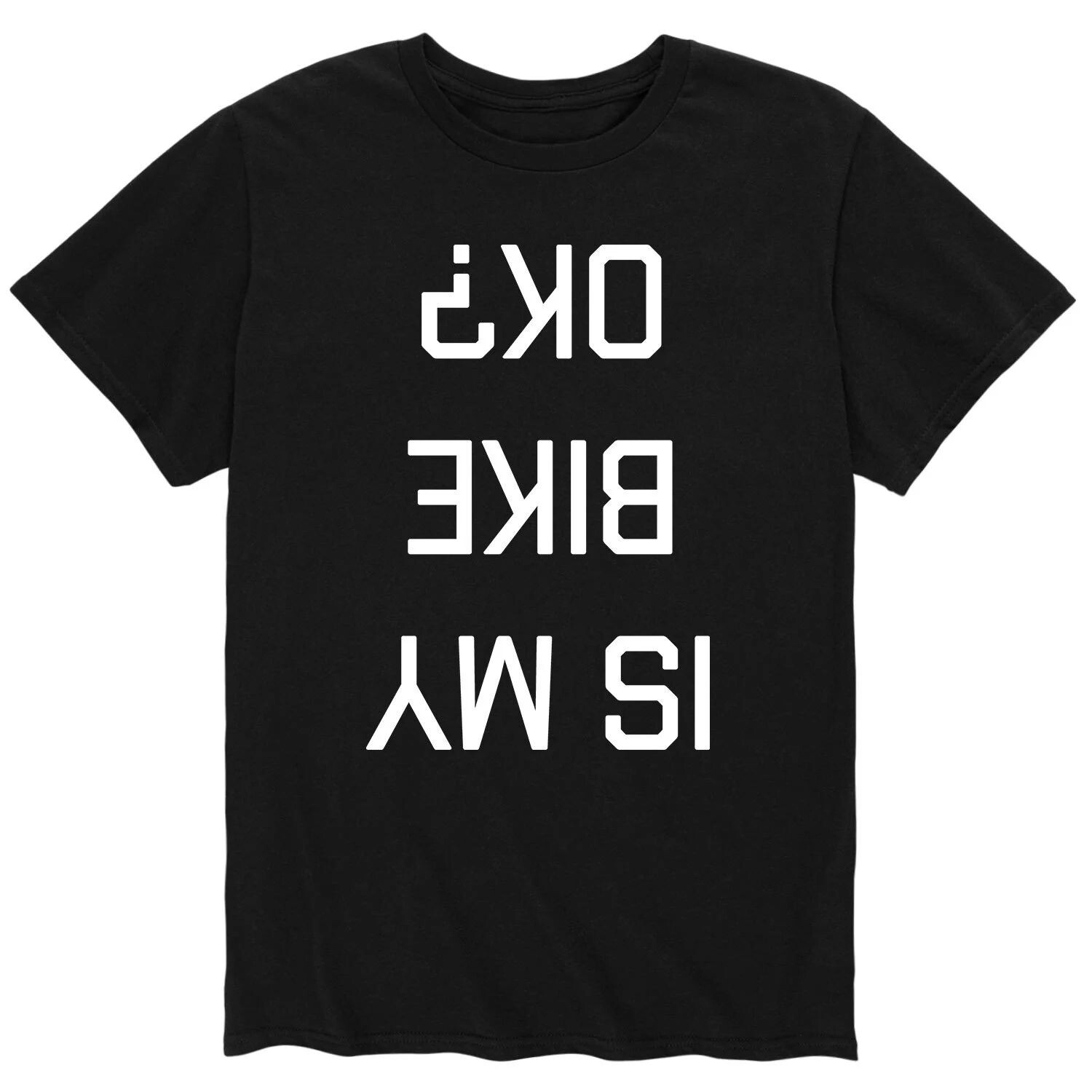 

Мужская перевернутая футболка Is My Bike OK Licensed Character