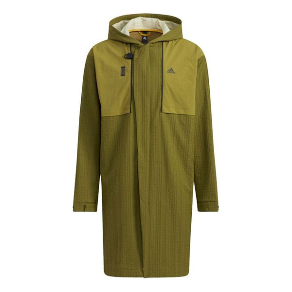 

Куртка Men's adidas Wj Longtex Jkt Sports Stylish Hooded Jacket Military Green, мультиколор