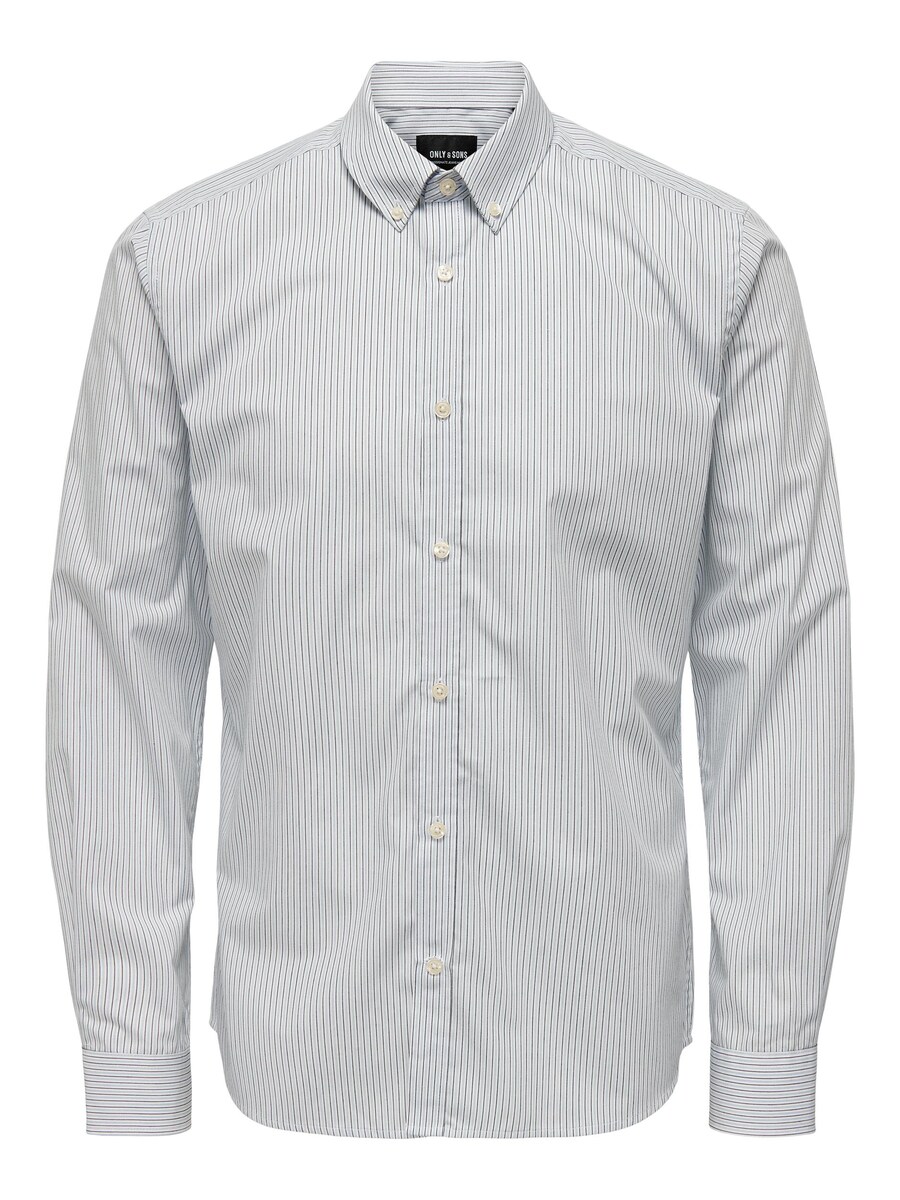 

Рубашка Slim Fit на пуговицах Only & Sons, белый