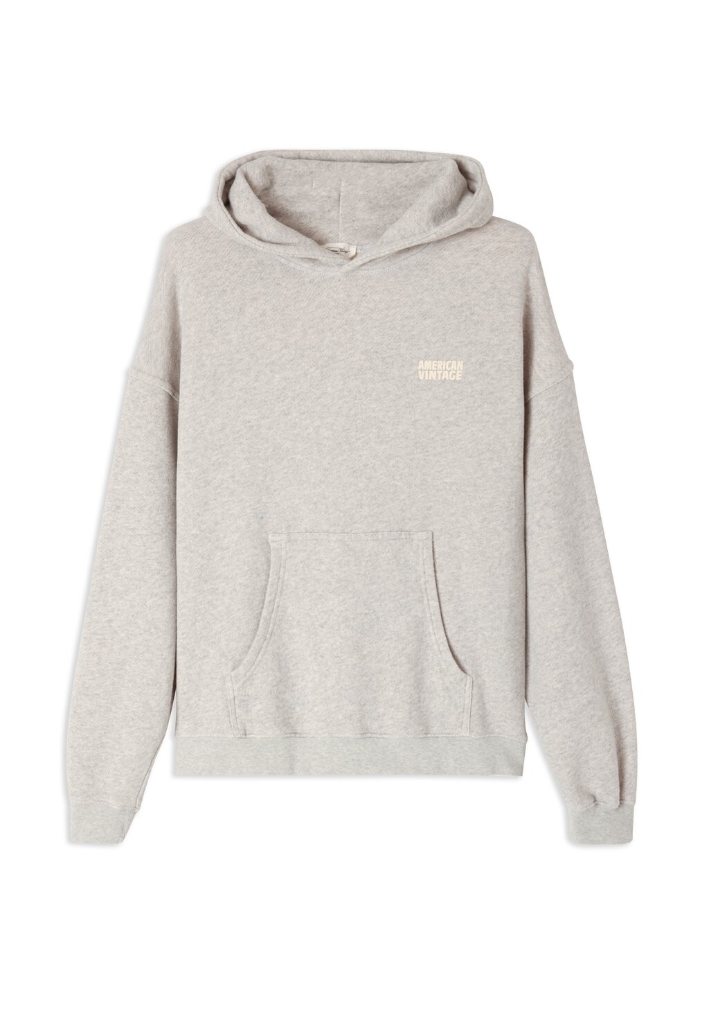 

Толстовка с капюшоном American Vintage, цвет Mottled Light Grey