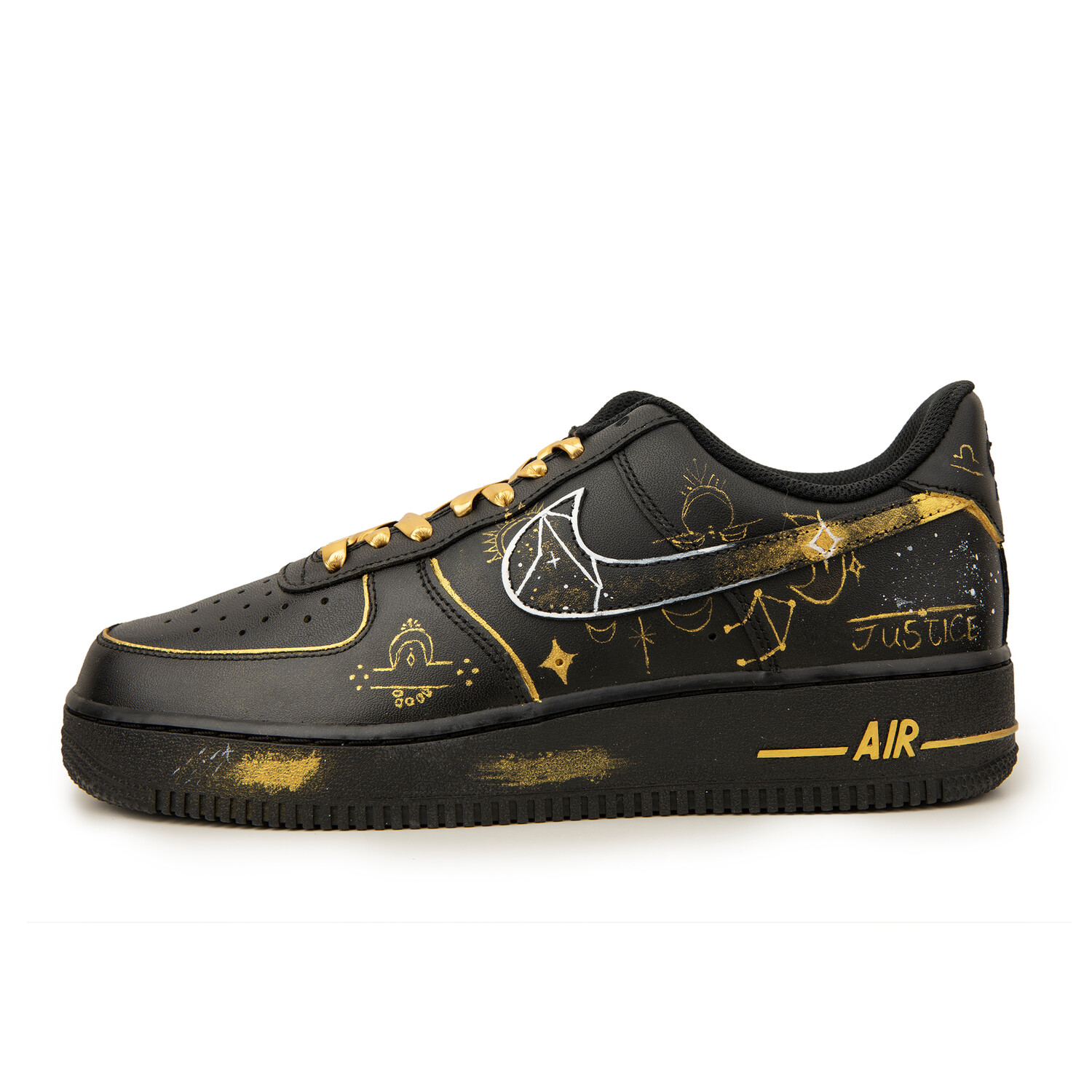 

Кроссовки Air Force 1 для скейтбординга, унисекс, низкие, черный Nike