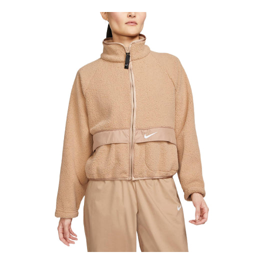 

Куртка (WMNS) AS W Nike Sportswear ESSNTL SHRPA JKT Jacket HEMP DO7761-200