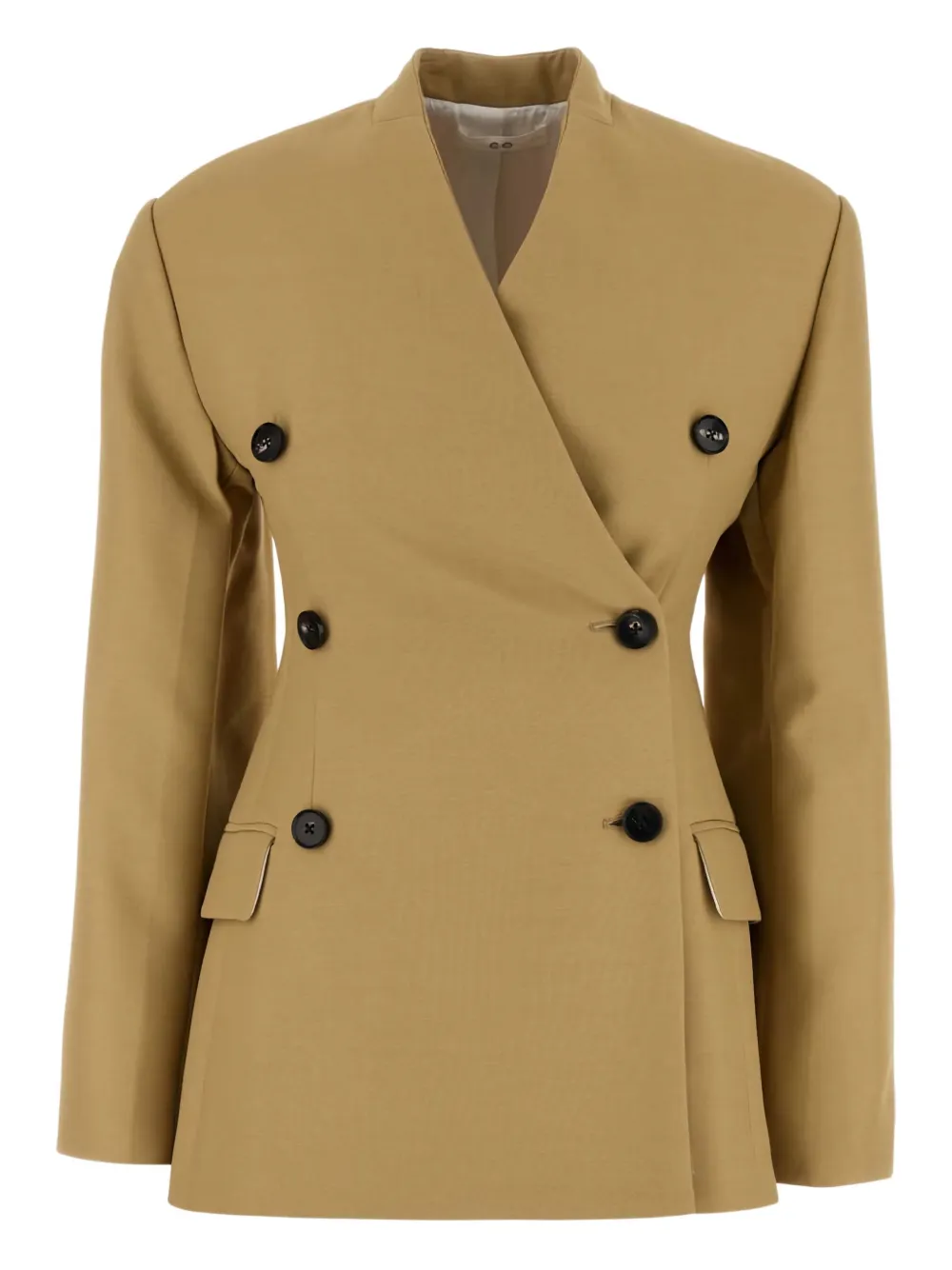 

Двубортный пиджак Co, коричневый