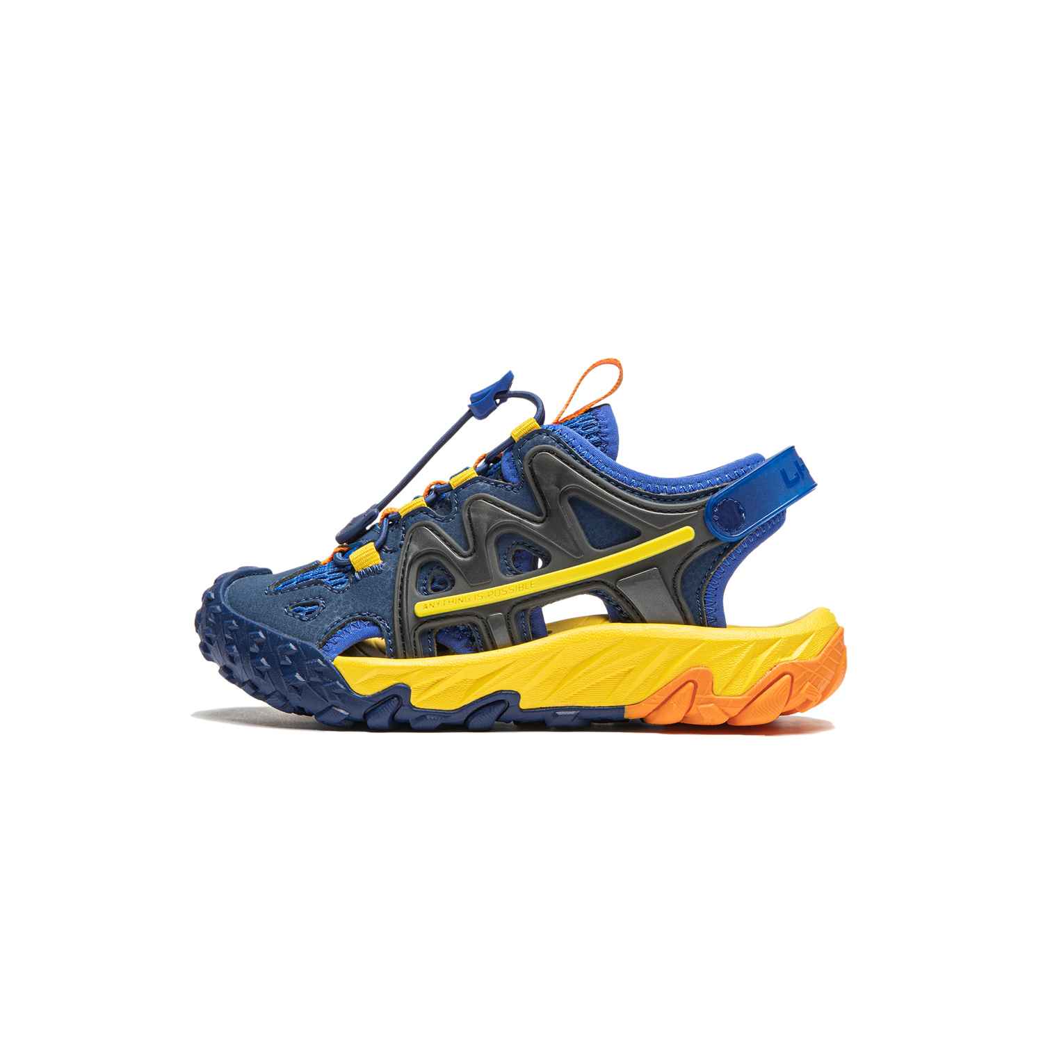 

Детские сандалии Distant Journey Kids Li-Ning Cloud, цвет темно-синий/черный/ярко-голубой
