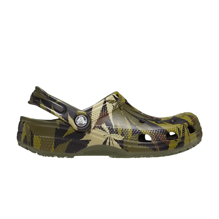

Кроссовки Crocs Classic Clog 'Hemp Camo', зеленый