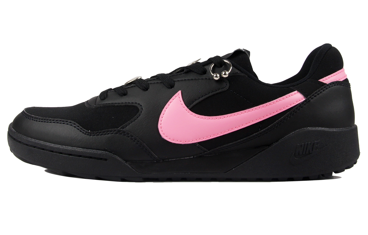 

Nike Мужские кроссовки для скейтбординга Terra Manta, износостойкие, низкие, черно-розовые