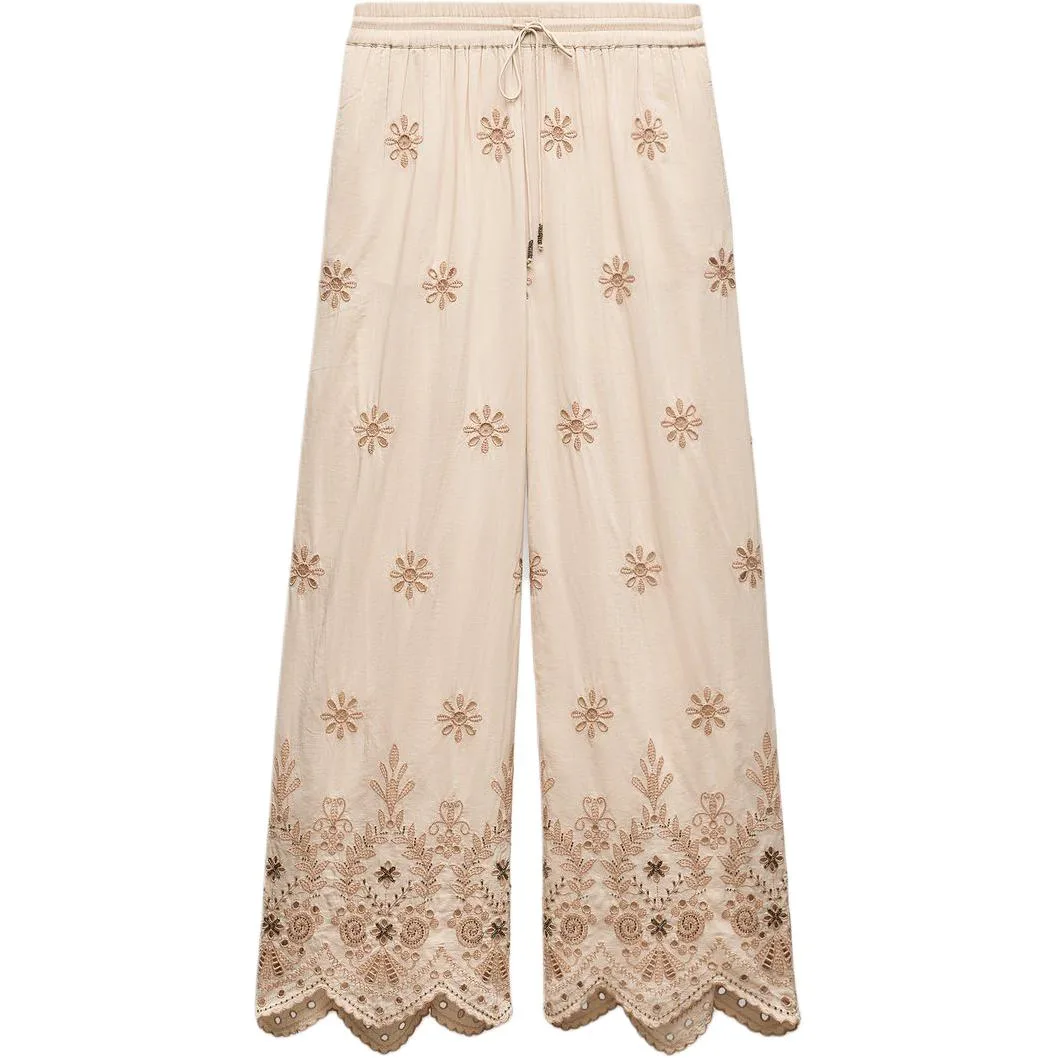 ZARA Брюки женские casual ZW Raw White