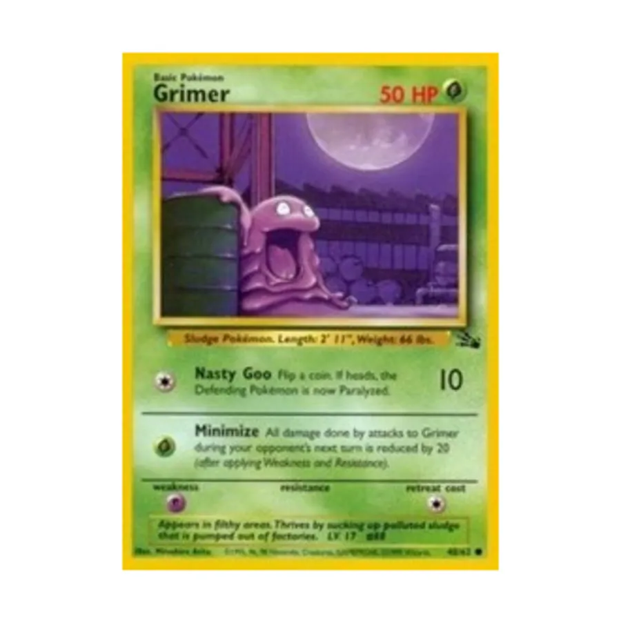

CCG Граймер (К) #48, Pokemon - Fossil - Singles