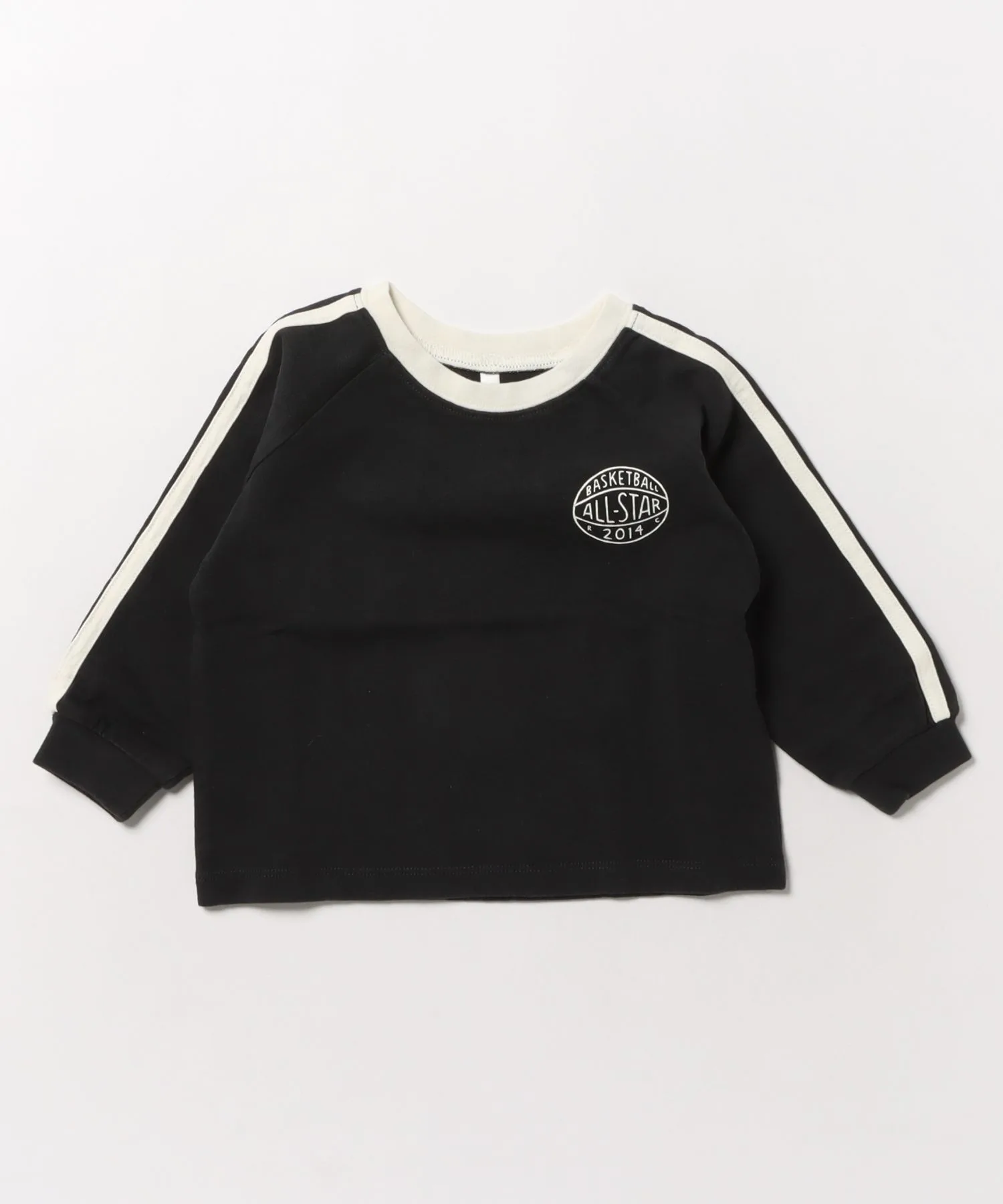 Детская футболка Jersey Long Sleeve Tee Rylee + Cru черная