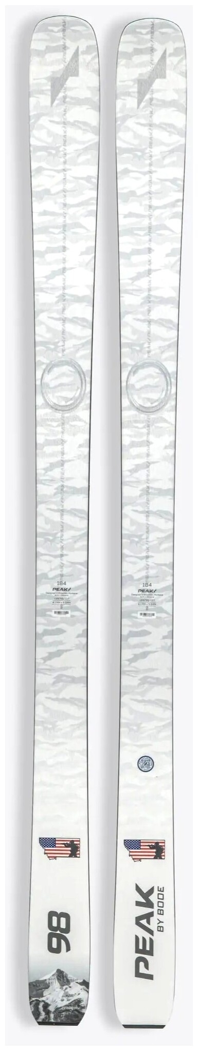 

Новые лыжи Peak 98 от Bode Skis, модель 2024 года, длина 178 см