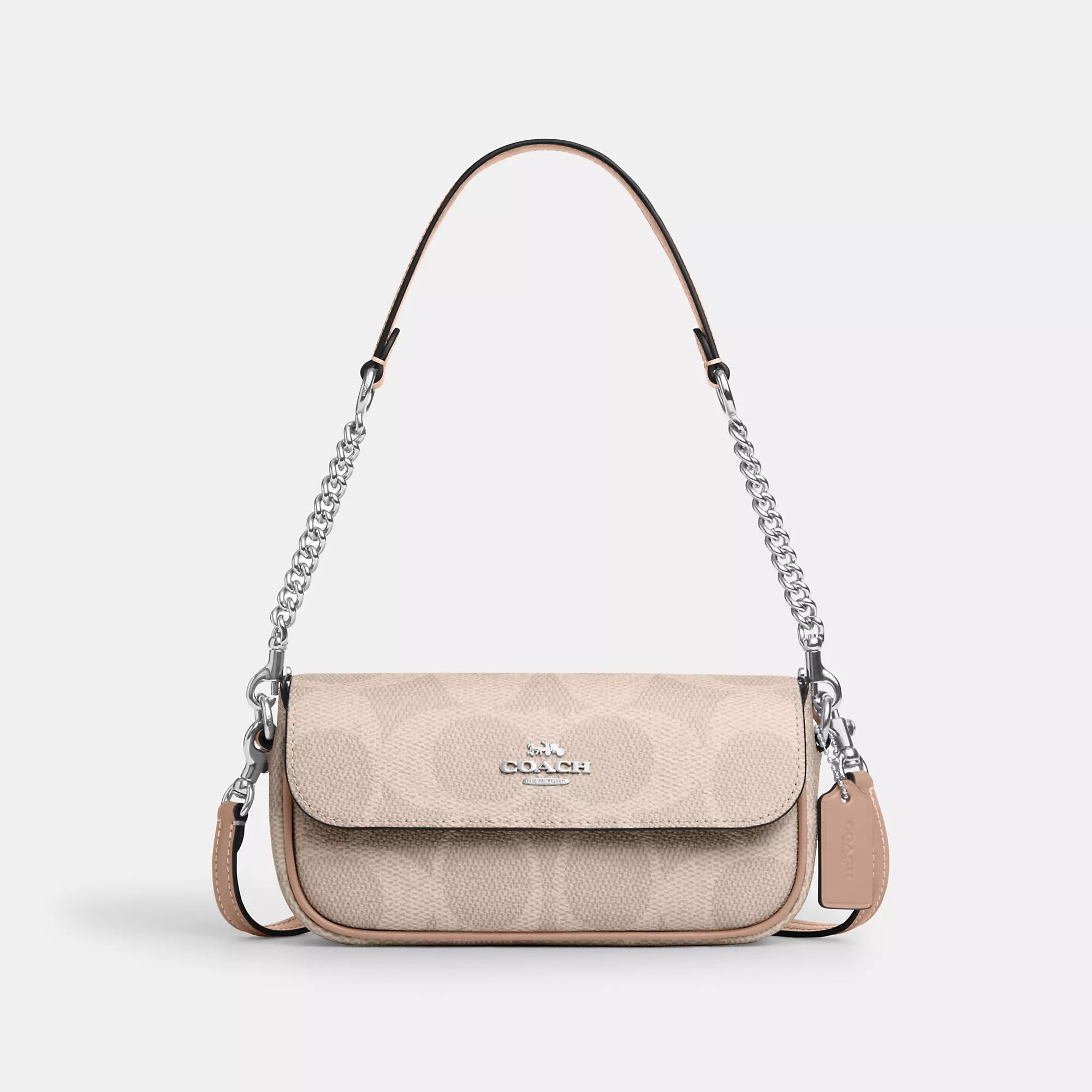 

Coach Outlet Сумка через плечо Hailey из фирменной ткани, серебряный
