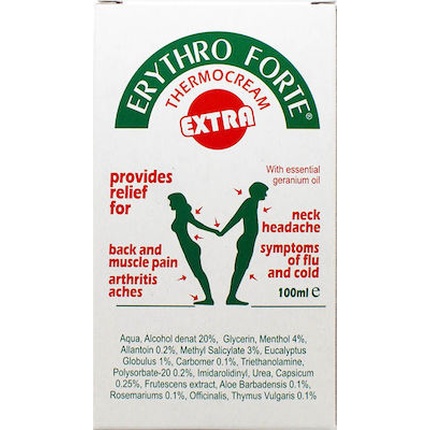 

Термокрем Экстра Согревающий Крем Для Мышечных Болей И Суставов 100мл Erythro Forte