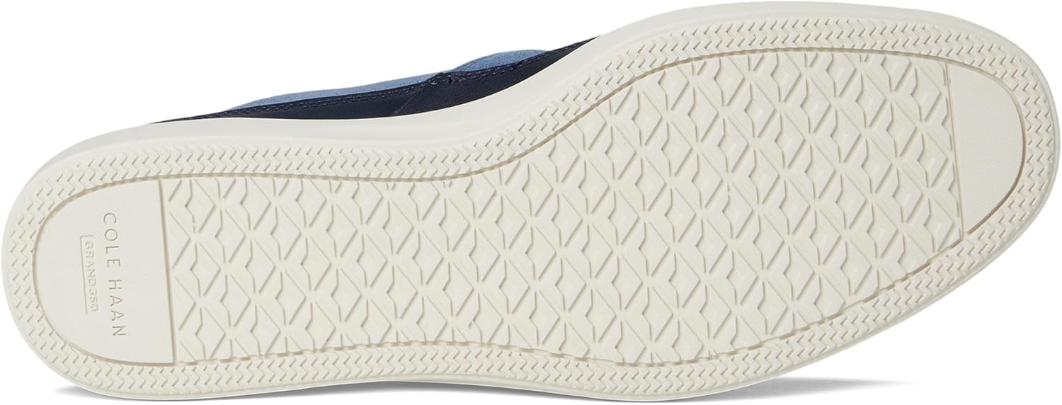 Мужские кроссовки Cole Haan Grandpro Strawspoint с эластичными вставками, слоновая кость/синий/темно-синий — фото 3