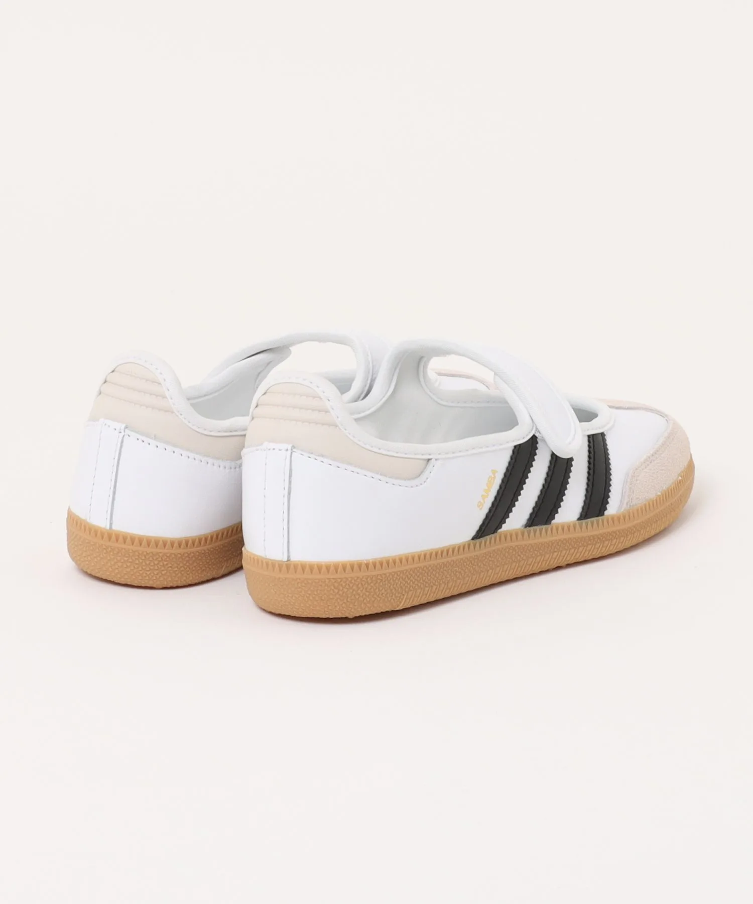 Кроссовки из натуральной кожи Samba Jane adidas белые — фото 3