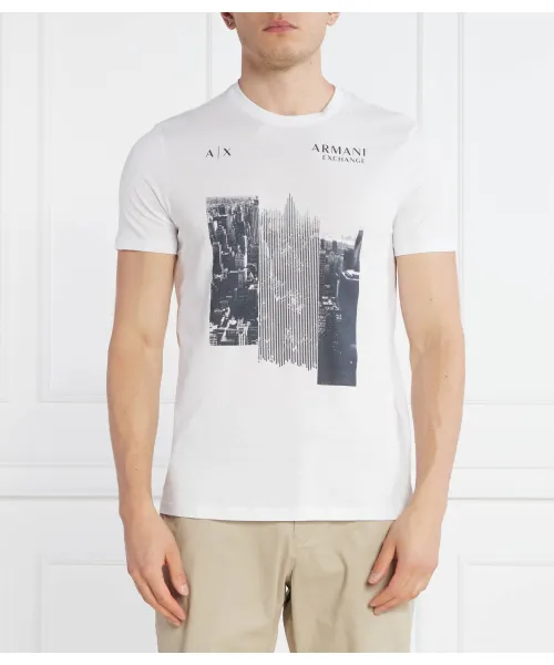

Футболка Slim fit Armani Exchange, белый