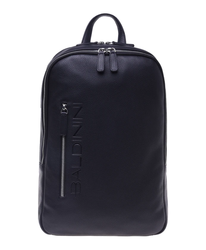 

Черный рюкзак из зернистой кожи Baldinini, черный