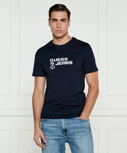 

Футболка Slim fit Guess Jeans, синий