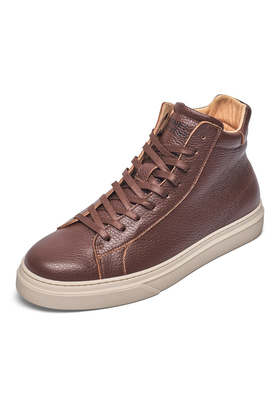 

Высокие кеды Henry Stevens High-Top Sneakers Travis, темно-коричневый