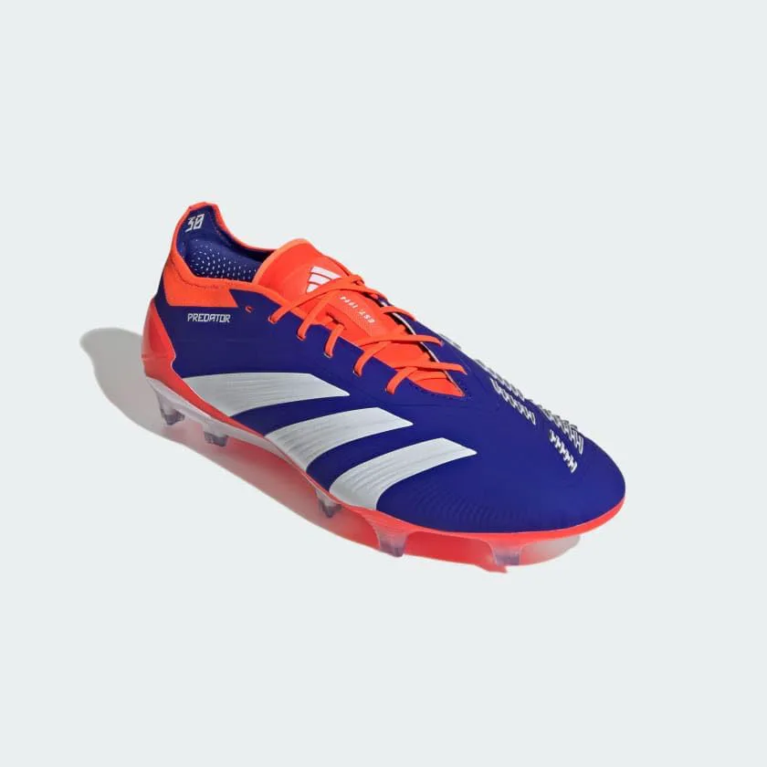Футбольные бутсы Adidas Predator Elite для мужчин, синий/белый/красный — фото 4