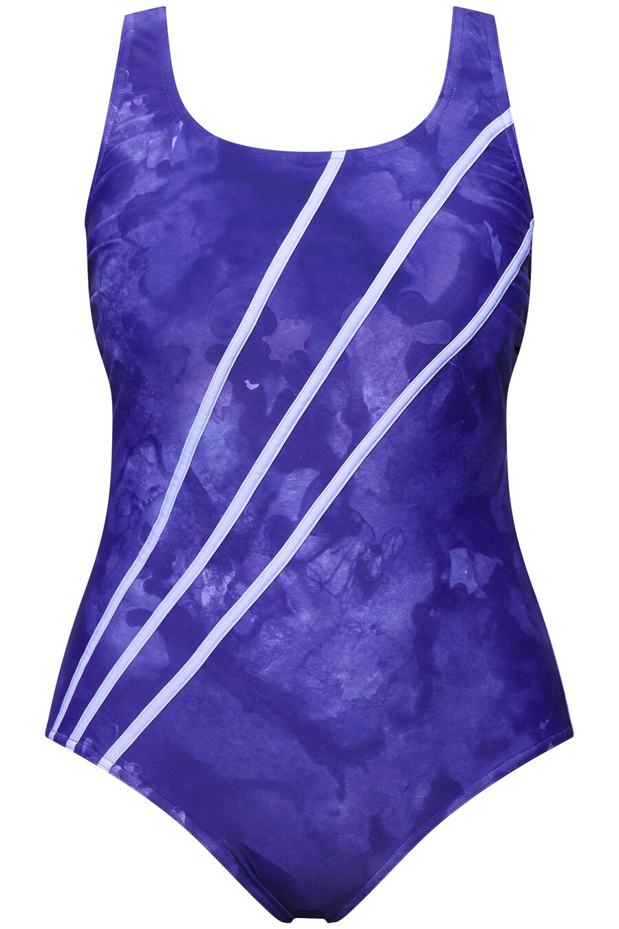 

Купальник-футболка Ulla Popken, фиолетовый