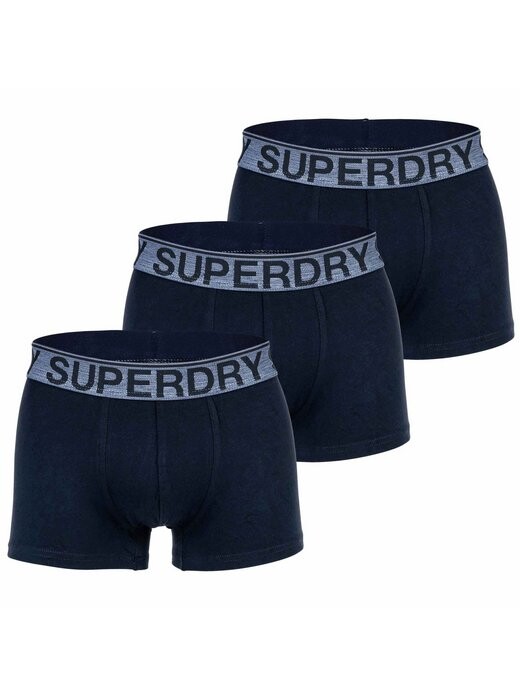 

Боксеры, 3 шт. Superdry, синий