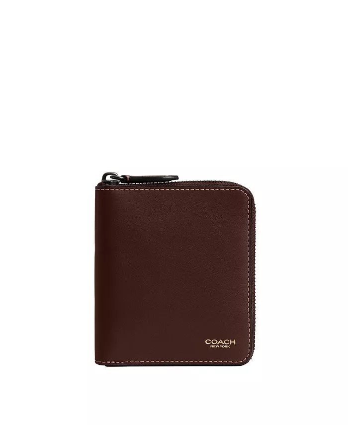 

Мужской кошелек на молнии с отделением для мелочи COACH, коричневый