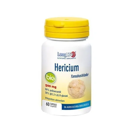 

Longlife Hericium Bio 60 капсул - Пищевая добавка Phoenix Long Life