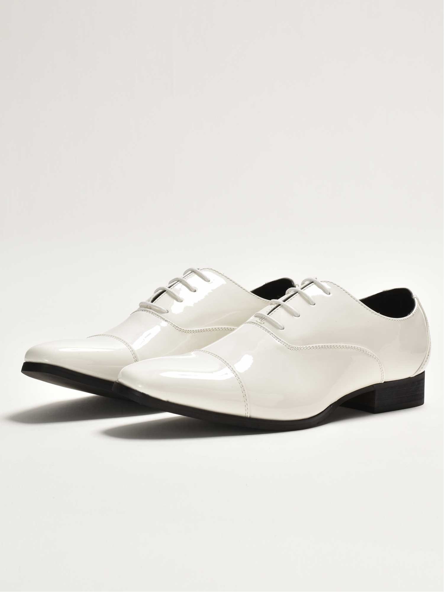 Деловая обувь больших размеров Mm/One, White enamel — фото 2