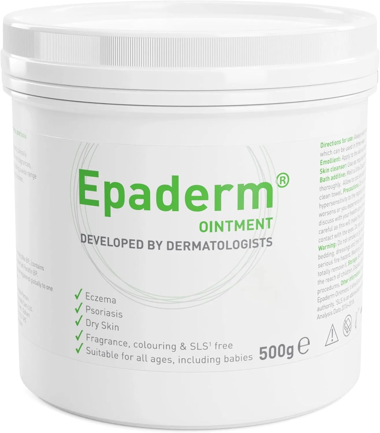 Смягчающее средство для сухой кожи «Epaderm Emollient» 500 г Epaderm