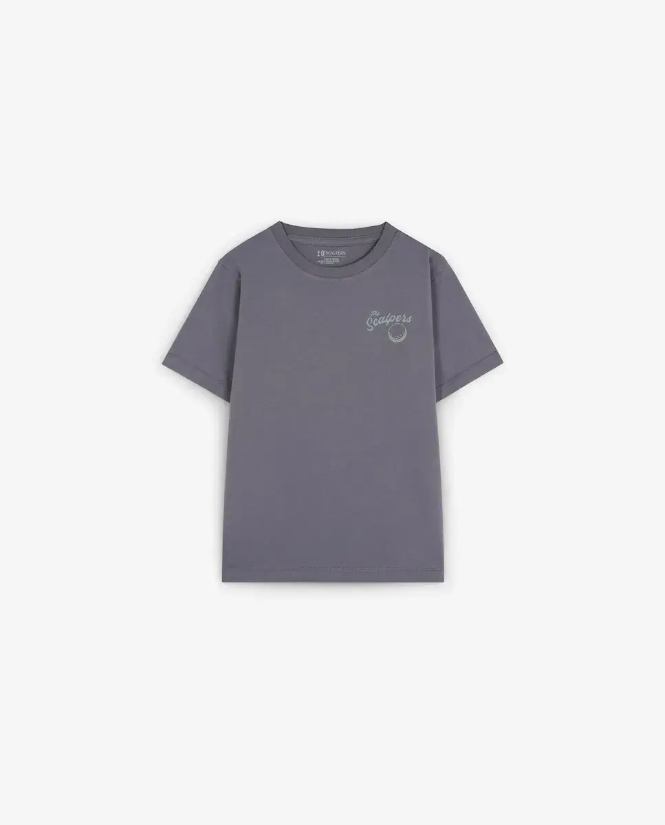 

Футболка для мальчика с коротким рукавом, обычного кроя Scalpers, синий