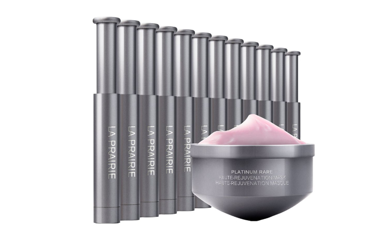 Набор для ухода за кожей La Prairie Platinum Rare Haute-Rejuvenation: ампулы с концентратом, 0,7 мл*12 + ночная маска для лица, 20 мл — фото 3