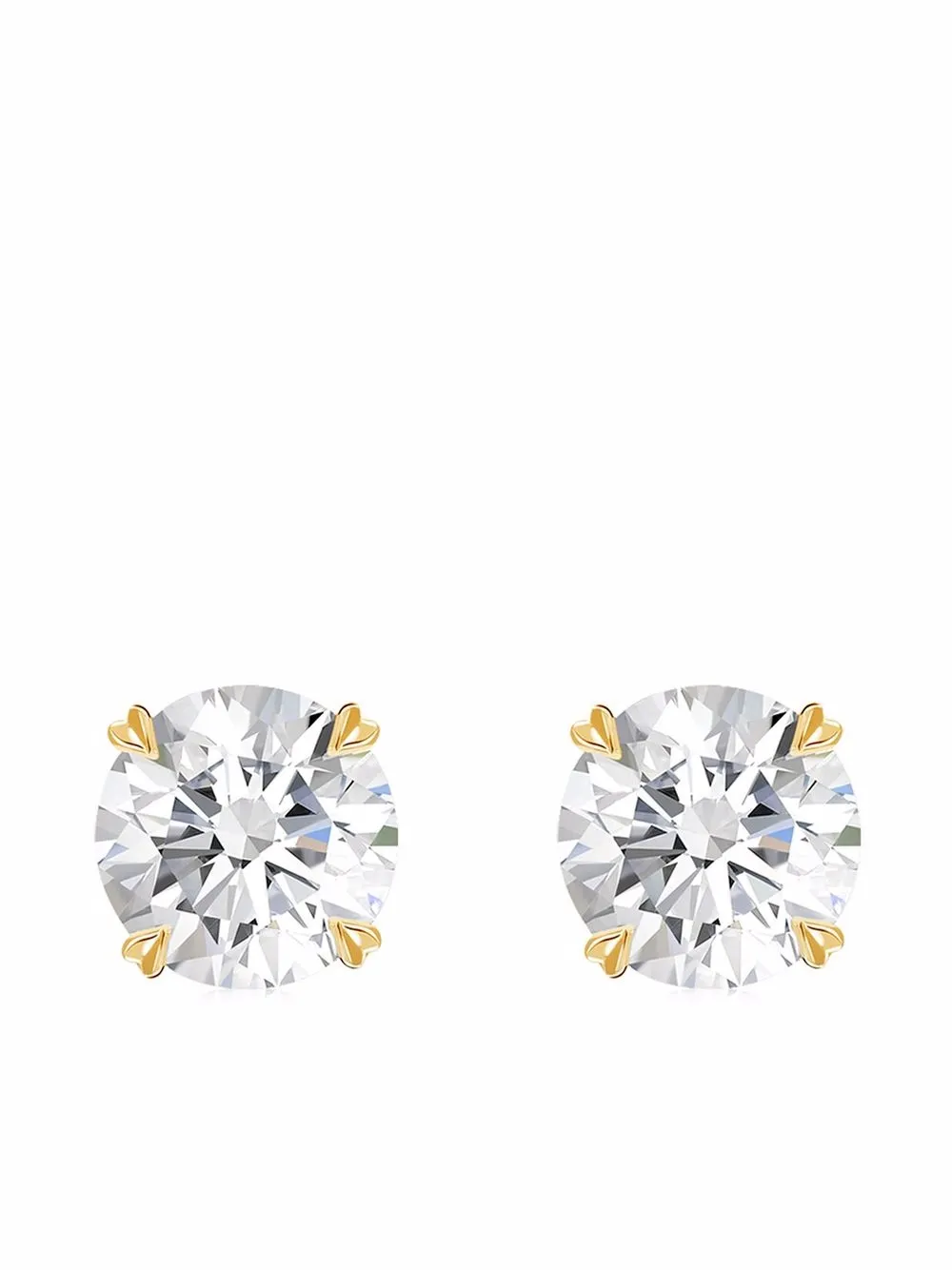 

Серьги-гвоздики из желтого золота с бриллиантами Windsor 0.70ct Pragnell, золотой