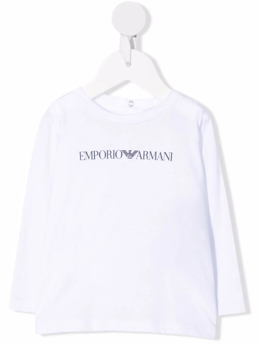 

Футболка с логотипом Emporio Armani Kids, белый