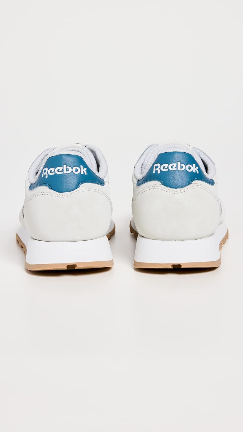 Классические кожаные кроссовки для взрослых, унисекс V1 Reebok, синий/серый/стальной — фото 3