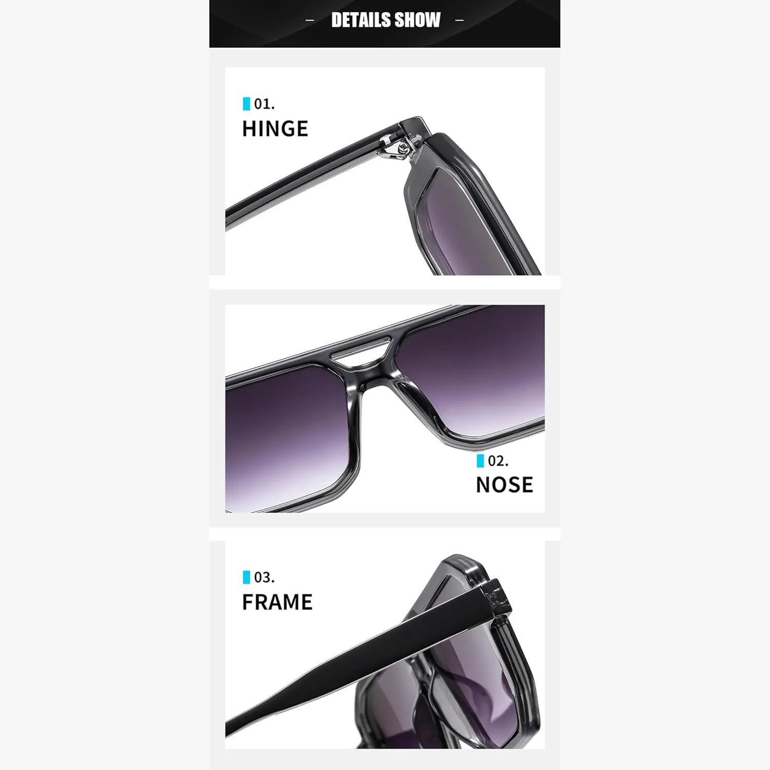 

Солнцезащитные очки Bullabulling в стиле ретро «пилот» для женщин и мужчин, модные квадратные винтажные очки 70-х годов с защитой от УФ-излучения UV400, C3