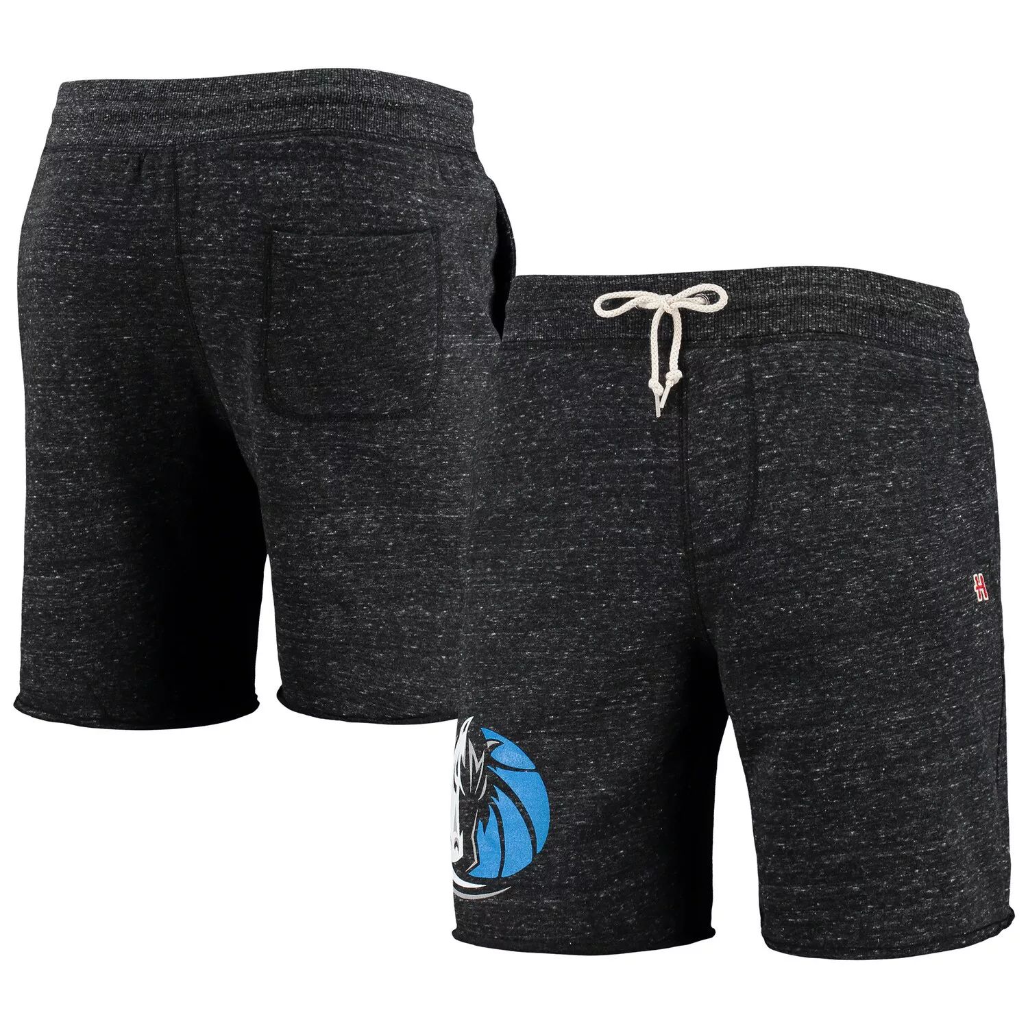 

Мужские темно-серые шорты Homage Dallas Mavericks Primary Logo Tri-Blend Sweat Shorts