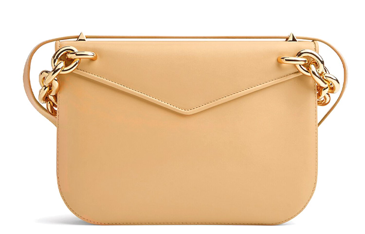 Кожаная сумка-конверт кроссбоди женская almond Bottega Veneta, Set (Bag+Dust Bag) — фото 3