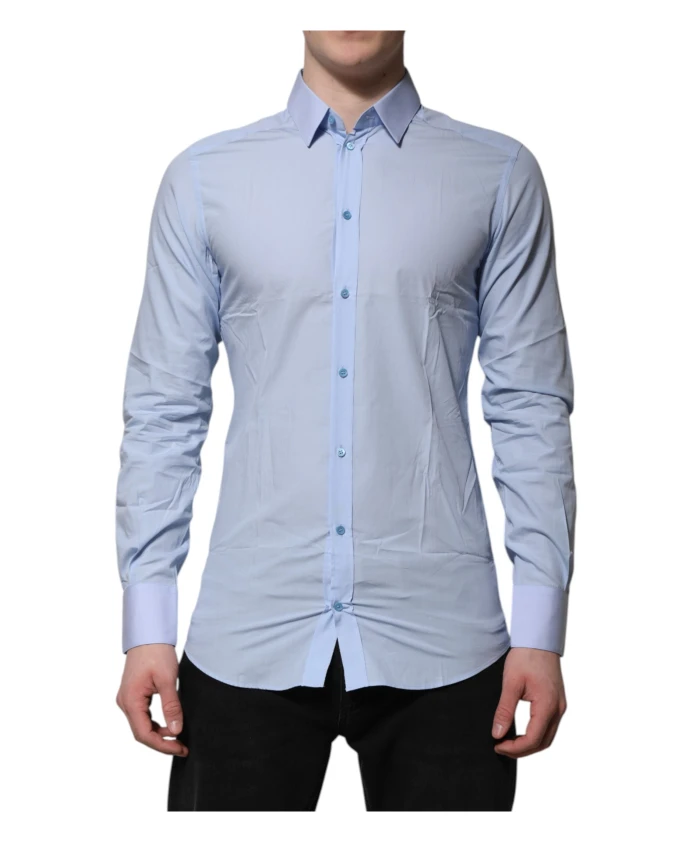 

Рубашка для смокинга Gold-Fit Dolce & Gabbana, синий