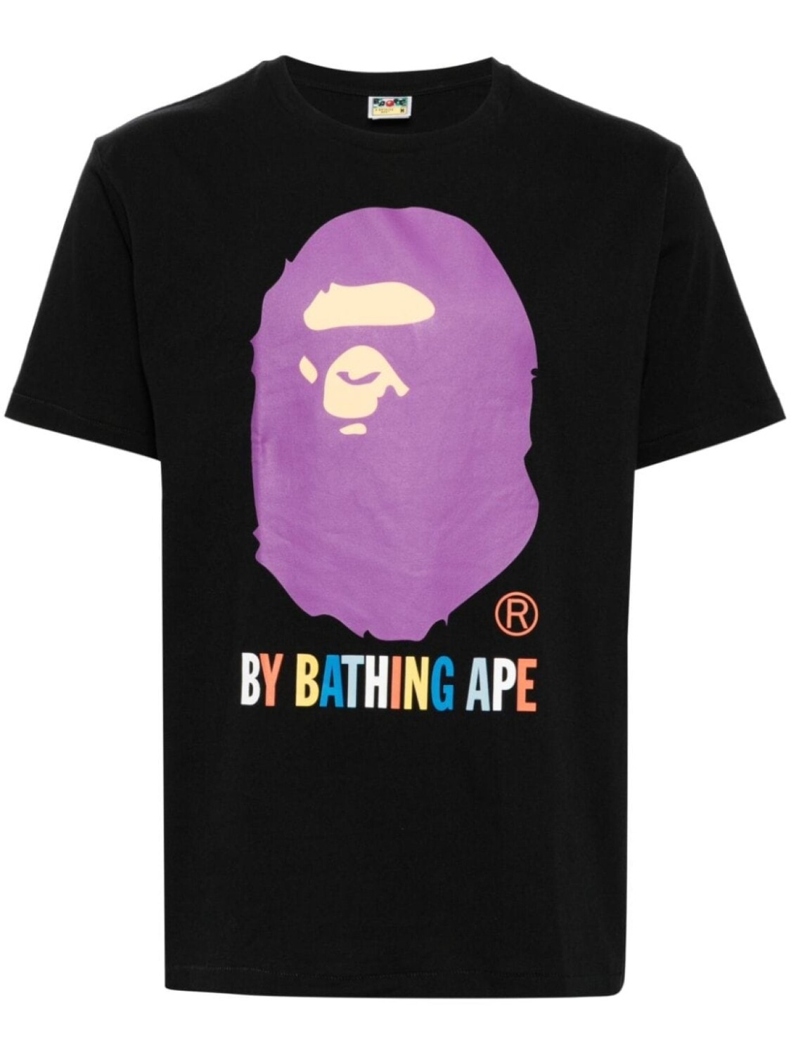 

A BATHING APE футболка из хлопка с логотипом, черный
