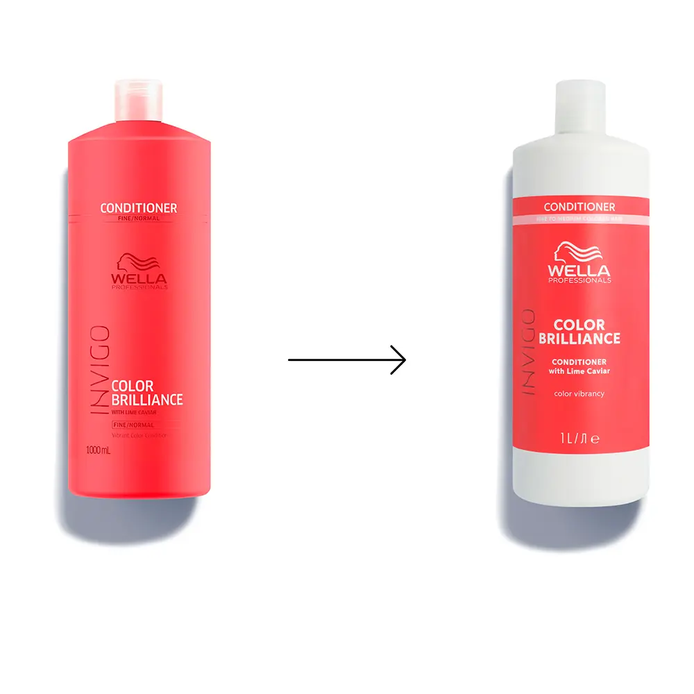 Кондиционер для волос Invigo color brilliance acondicionador protector de color cabellos finos o normal Wella Professionals, 1000 мл. — фото 2