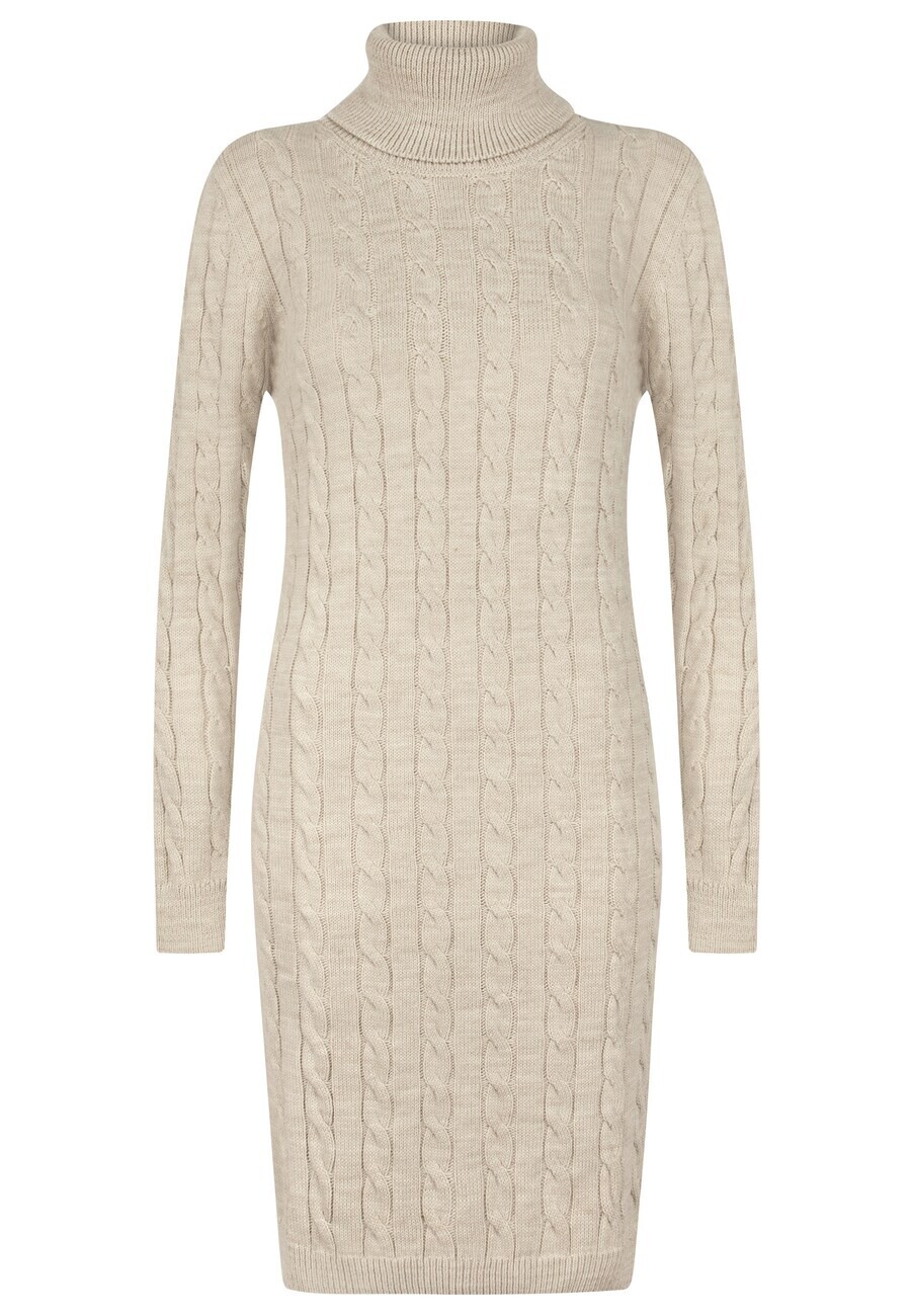 

Вязаное платье Felix Hardy Knitted dress, бежевый