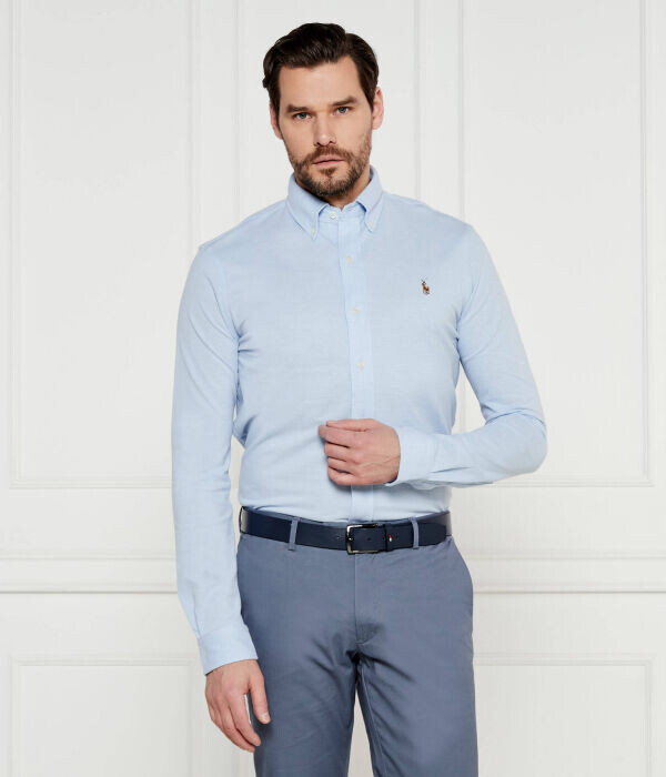 

Рубашка Polo Ralph Lauren Regular Fit, голубой