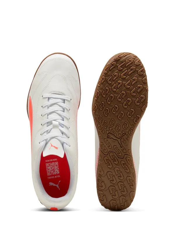 Кроссовки vitoria ii it fussball sports halle Puma, White-Glowing Red — фото 3