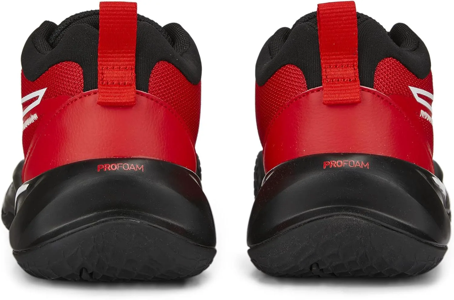 Детские баскетбольные кроссовки PUMA Playmaker Pro для мальчиков - красные, красный/черный — фото 3