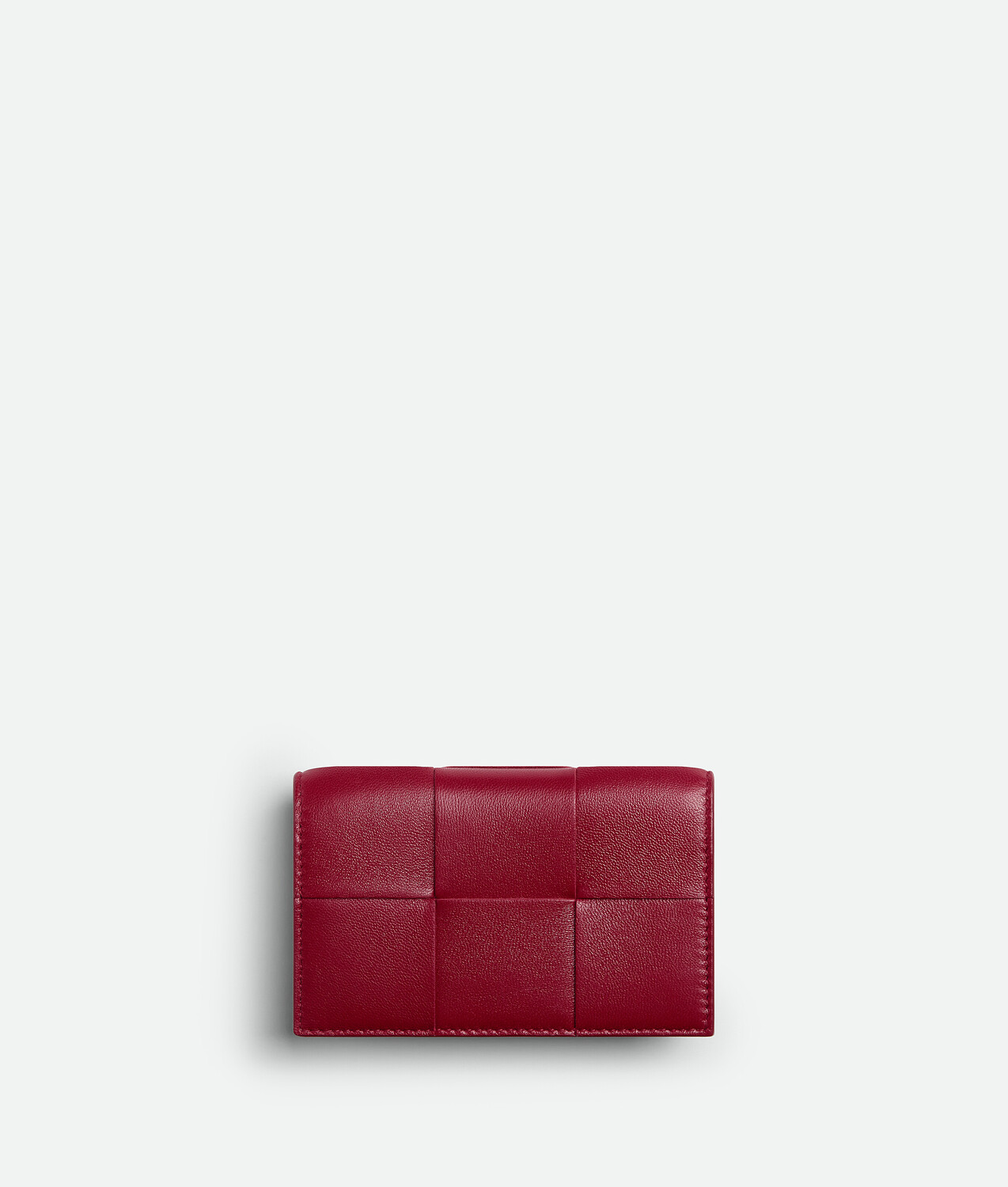

футляр для визиток Bottega Veneta, персиковый/темно-красный