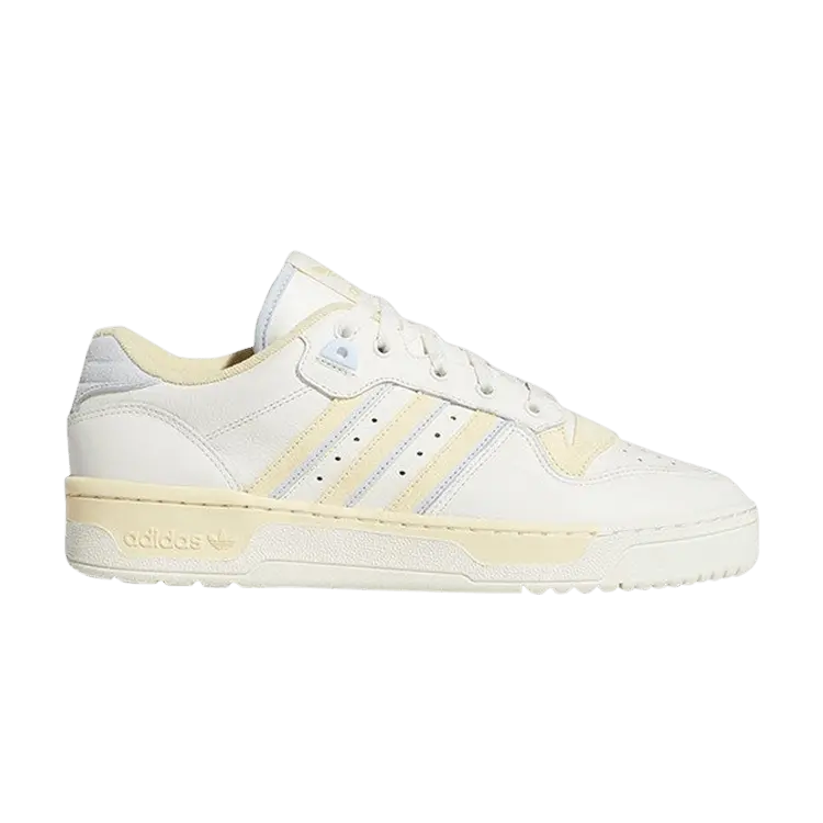 

Кроссовки adidas Rivalry Low 'White Easy Yellow', белый