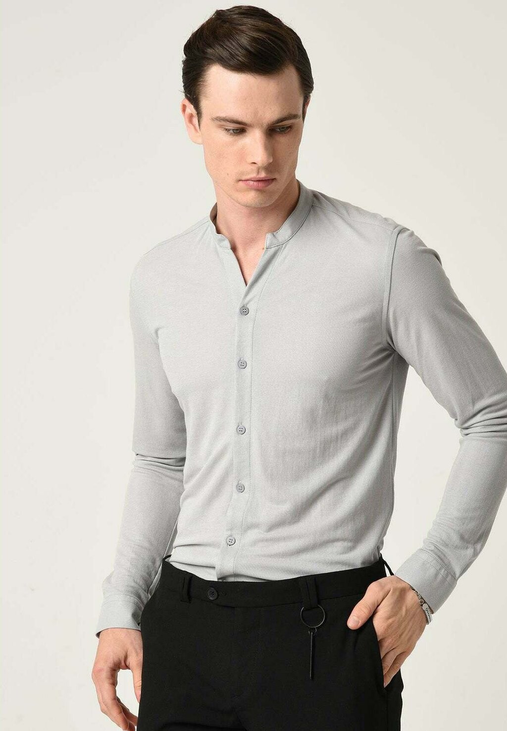 

Рубашка Collar Long Sleeve Antioch, цвет light grey