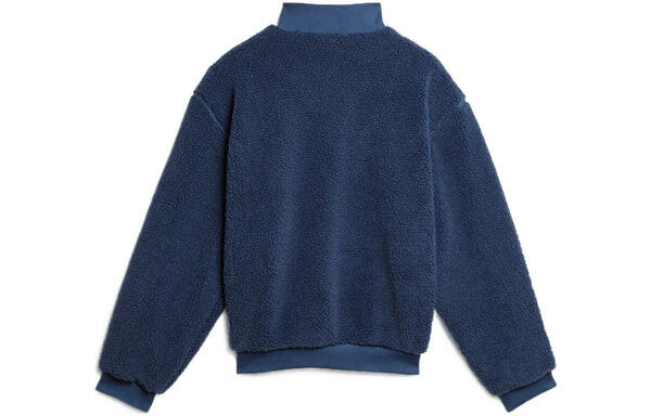 Толстовка Men's adidas originals x Blondey Crossover Casual Sports Stripe Stand Collar Pullover Long Sleeves Blue, мультиколор — фото 2